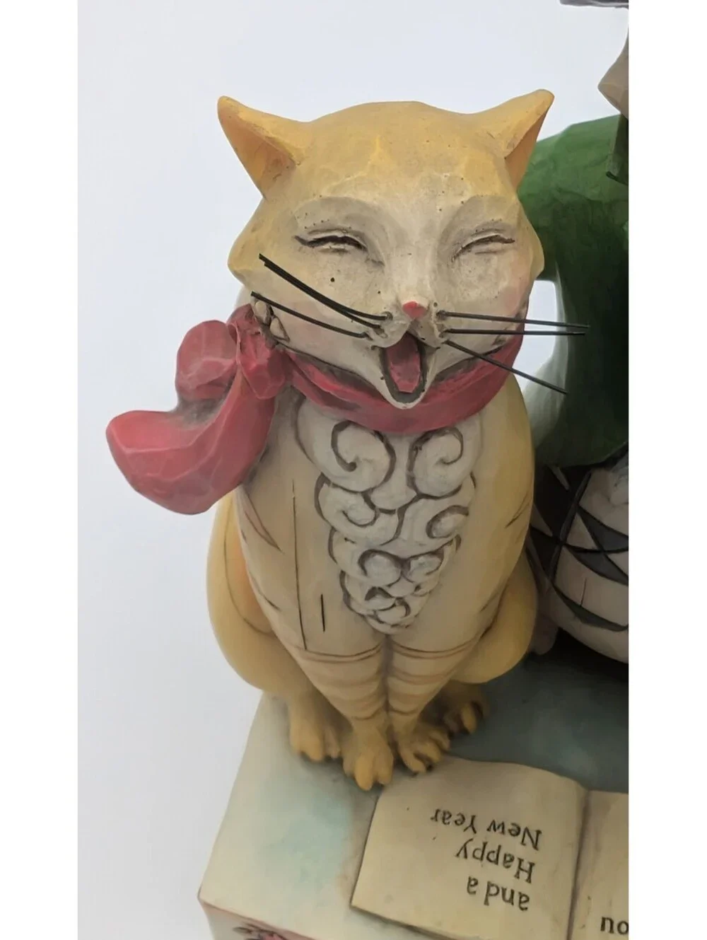 Jim Shore Caroling Cats 4010897 Christmas Figurine 2008 Retired
